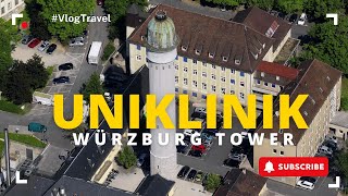 Famous Uniklinik Tower in Würzburg Germany 🇩🇪 germanytourism travel würzburg germany [upl. by Hildegard]