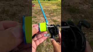 Using a Baitcast Reel  Removing backlashes Method number 2 baitcasting [upl. by Fisoi820]