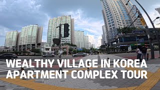 4K Korea Travel  Wealthy Korean Apartment Complex Walking Tour [upl. by Anide]