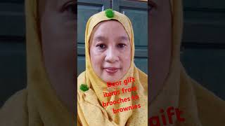 CENDERAMATA UNTUK DOOR GIFTS DARI BROOCH DAMAR KE BROWNIES HUB 60129381219 [upl. by Zwiebel]