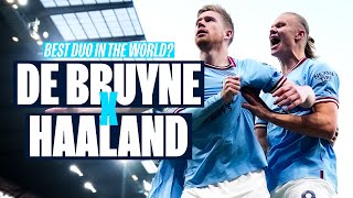 BEST DUO IN THE WORLD  Every goal from Kevin De Bruyne and Erling Haaland combining this season [upl. by Pearla]