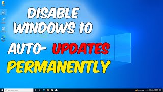 How to Disable Windows 10 Automatic Update Permanently 2024 [upl. by Collie]