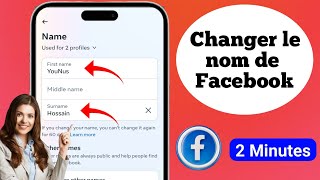 Comment changer de nom Facebook  Changez votre nom Facebook [upl. by Kawasaki]