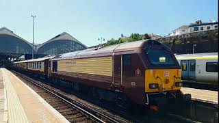 Trains at Brighton Station during Brighton Pride 2022 [upl. by Saloma]