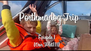 EP1 Porthmadog  Part 1 Sailing Menai Straits  Conwy to Caernarfon  Sealine SC35 Motorboat [upl. by Noet]