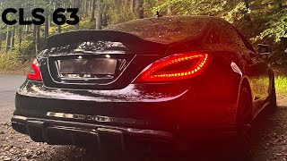 CLS 63 AMG 611 hp  V8 SOUND [upl. by Ahsatam]