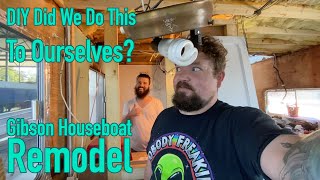 DIY Did We Do This To Ourselves  NonTraditional Living  Houseboat Remodel [upl. by Rodi]