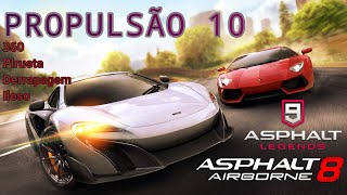 Como fazer propulsão 10 no Asphalt 89 e outras manobras PC e celular [upl. by Coulson784]