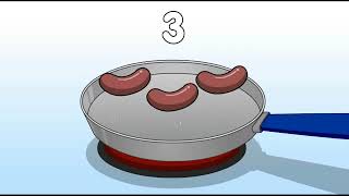 Five Fat Sausages Subtraction Help Kidz Learn [upl. by Amre251]