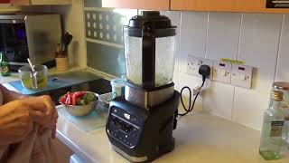 Making broccoli and courgette soup with the Ninja blender Crazy Chef Ninja [upl. by Aysa]