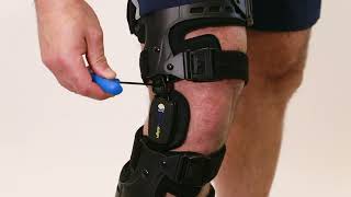 Osteoarthritis Unloader Knee Brace Fitting Video by Brace Direct [upl. by Dnalrah]