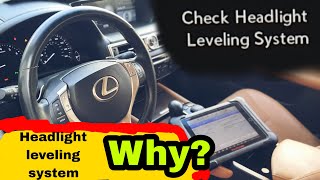 Lexus Headlight leveling system reason  B2425B2417 [upl. by Yonina]