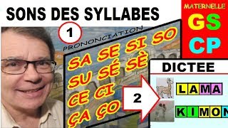 Reconnaître les sons des syllabes des mots en maternelle GS et CP [upl. by Marylee676]