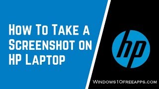 How to take a Screenshot on HP Laptop [upl. by Micah]