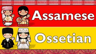 INDOIRANIAN ASSAMESE amp OSSETIAN [upl. by Dam169]