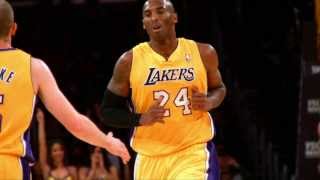 Kobe Bryants First Dunk of the Season in SlowMo [upl. by Caren]