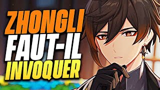 ZHONGLI Fautil Invoquer  Lancier Geo 5★  Analyse et Builds  Genshin Impact [upl. by Atnod]