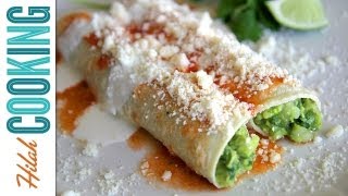 How to Make Vegetarian Enchiladas  Hilah Cooking [upl. by Hinkle]