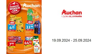 Gazetka Auchan PL  19092024  25092024  Pewność Niskich Cen [upl. by Orfinger]