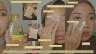 REVIEW OVALE FACIAL LOTION ALOE VERA EXTRA MILD WITH CHAMMOMILE EXTRACT VITAMIN AampE [upl. by Blount]