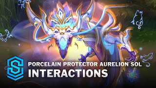 Porcelain Protector Aurelion Sol Special Interactions [upl. by Beshore]