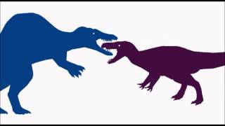 PBA Spinosaurus vs Suchomimus [upl. by Trofmoc674]