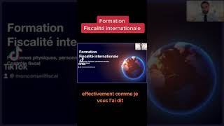 Formation fiscalité internationale droitfiscal fiscalité [upl. by Nauhs]