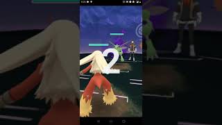 Beating Arlo with ONE Blaziken Pokemon Go [upl. by Bennet]