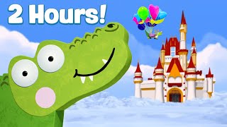 Silly Crocodile  2 Hours of Crocodile Cartoons For Kids  Featuring Hiding Crocodile [upl. by Leveroni788]