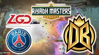 PSGLGD vs DEBOOSTERS  LVL 1 ROSHAN  RIYADH MASTERS 2022 DOTA 2 [upl. by Kallman]