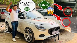 Maruti Swift 2024 CNG 😱🔥 Swift Facelift Cng 20 inch Alloy Wheels in Swift 2024 [upl. by Hennessey]