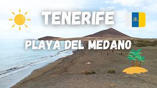 A voir à faire à Tenerife la plage playa Del Medano aux iles Canaries Teneriffa [upl. by Eninnaej]