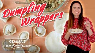 Easy Homemade Dumpling Wrappers How to Make Dumpling Dough [upl. by Ardyth479]