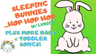 Sleeping Bunnies Song with real Bunnies  Nursery Rhymes MyVoxSongs [upl. by Blondie]