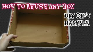 How to reuse any empty box DIY gift hamper idea for best friends weddingMISS CREATIVE [upl. by Maegan985]