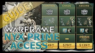 Warframe Nyx Prime Access [upl. by Aeslehc194]