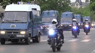 PARIS  1er Mai 2024  Forces de lOrdre et Services de Secours  55 [upl. by Enyale]