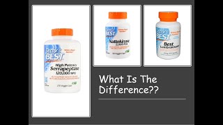 What Is The Difference Between Serrapeptase Nattokinase and Lumbrokinase [upl. by Eylsel]