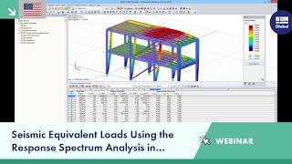 Webinar Seismic Equivalent Loads Using the Response Spectrum Analysis in RFEM USA [upl. by Wolpert]