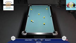 Irvine 8 Ball  Table 9  CAPL  Irvine 8 Ball C v Nonsuch C [upl. by Antoinette150]