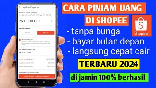 Cara pinjam uang di Shopee  pinjam uang di Shopee paylater [upl. by Lleynod]