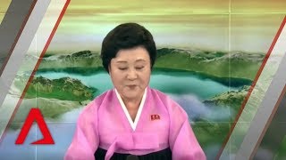 TrumpKim summit North Korean TV presenter Ri Chun Hee hails historic meeting [upl. by Oyek]