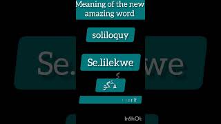 Pronunciation  English and Urdu meaning of soliloquy [upl. by Aramal]