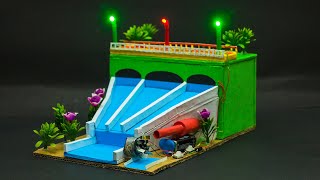 Hydroelectric Dam Working Model [upl. by Yennep]