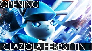 Pokemon Glaziola GX Herbst Tin Box 2018 Opening Unboxing [upl. by Ahcsat]