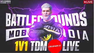 1V1 TDM LIVE CUSTOM ROOM  1V1 STREAK MATCHES  BGMI LIVE bgmi crushergaming tdm bgmilive [upl. by Netsua]