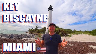 Key Biscayne Beach And Lighthouse One Of The Best Things To Do In Miami Florida [upl. by Nema611]