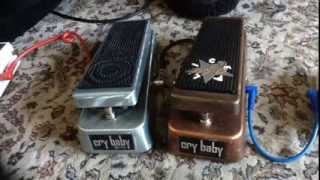 Stomp Box Shoot out CANTRELL Wah vs WYLDE Wah [upl. by Floris997]