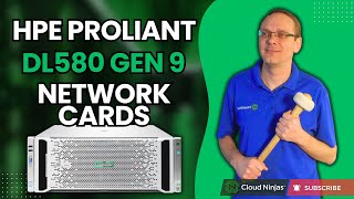 HPE ProLiant DL580 Gen 9 Server NICs  Network Card Options  PCIe 7 Mezzanine Installation [upl. by Orna]