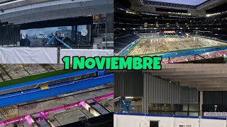 ⚠️ ÚLTIMA HORA en las OBRAS del SANTIAGO BERNABÉU 1 noviembre 2023 [upl. by Rehtul]